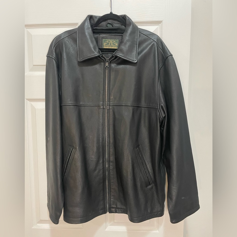 Stormtech Classics Men’s Leather Jacket (Shell 100% Leather, lining polyester)